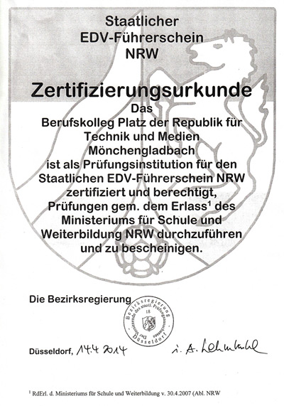 EDV-Zertifizierung
